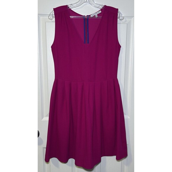 Collective Concepts Women’s Sleeveless A Line Dress Hot Pink Size Medium NWOT - Picture 1 of 7